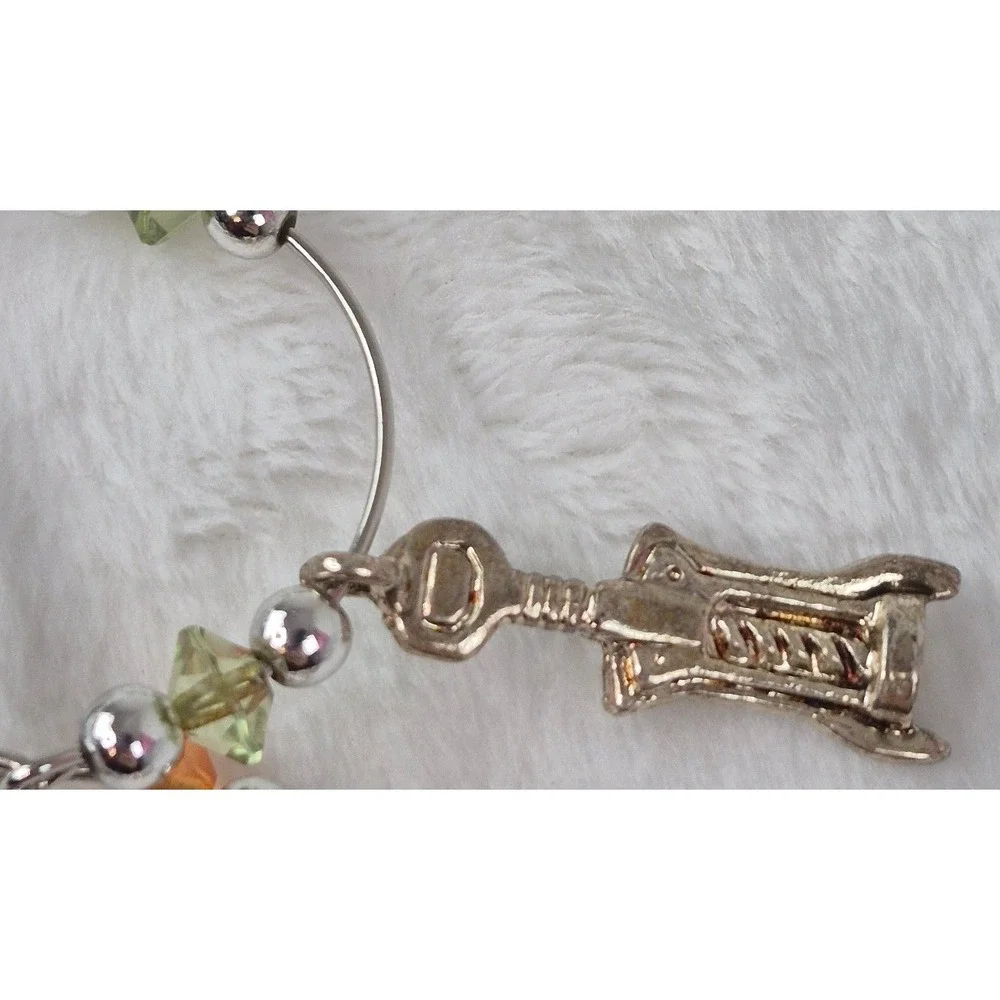Weighty Silver Trinket Charm‎ Drink Markers Wine Themed Entertaining Barware